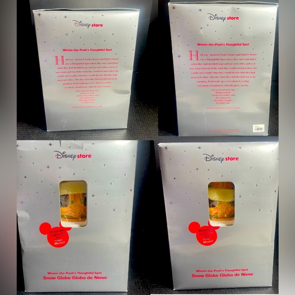 RARE Winnie-the-Pooh’s Thoughtful Spot Disney Store Snow Globe BNIB SHIPS QUICK! - Picture 11 of 15